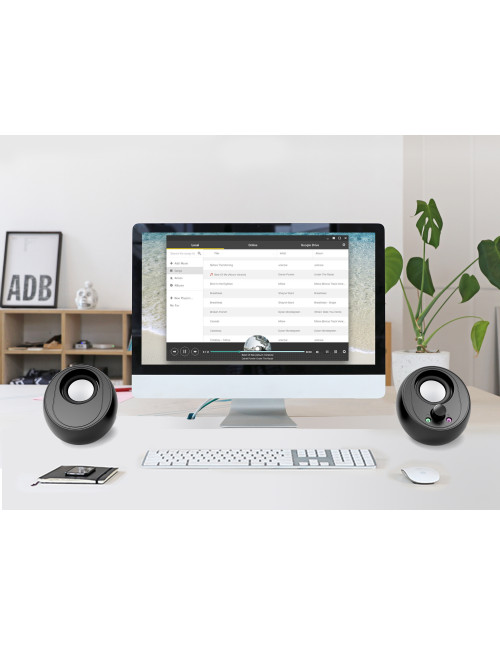 Altavoces conceptronic bjorn01b 10w negro