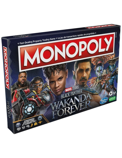 Juego mesa monopoly black panther