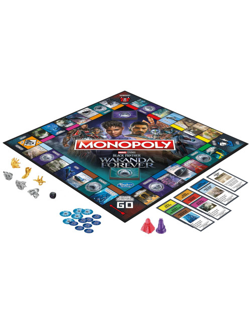 Juego mesa monopoly black panther