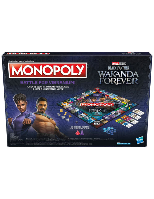 Juego mesa monopoly black panther