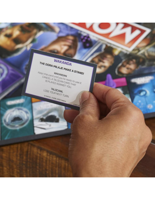 Juego mesa monopoly black panther