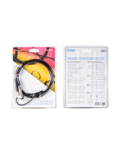 Cable seguridad tipo nano tooq con