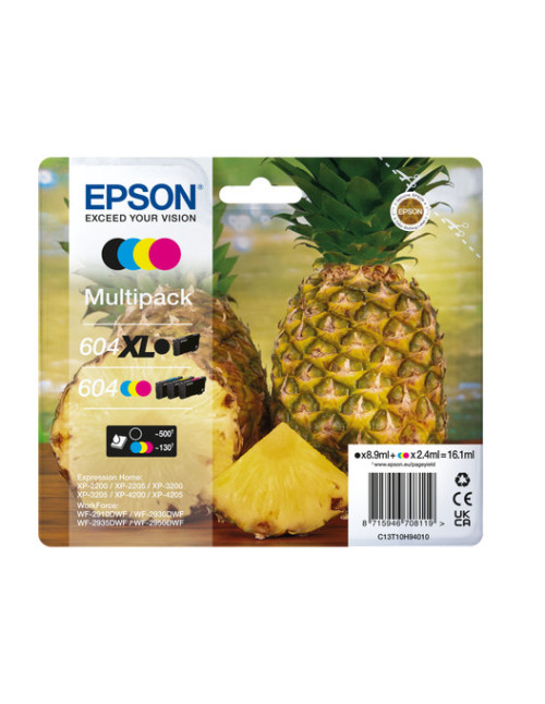 Multipack cartucho epson c13t10h94010 604xl