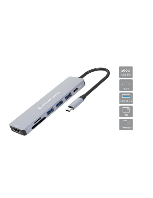 Hub usb tipo c conceptronic donn19g