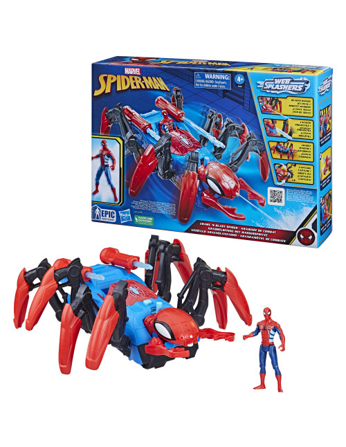 Figura hasbro marvel spiderman web splashers