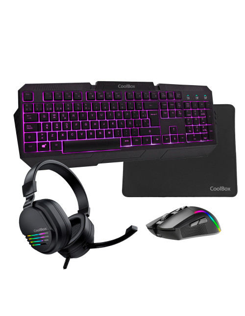 Kit teclado + raton + auriculares