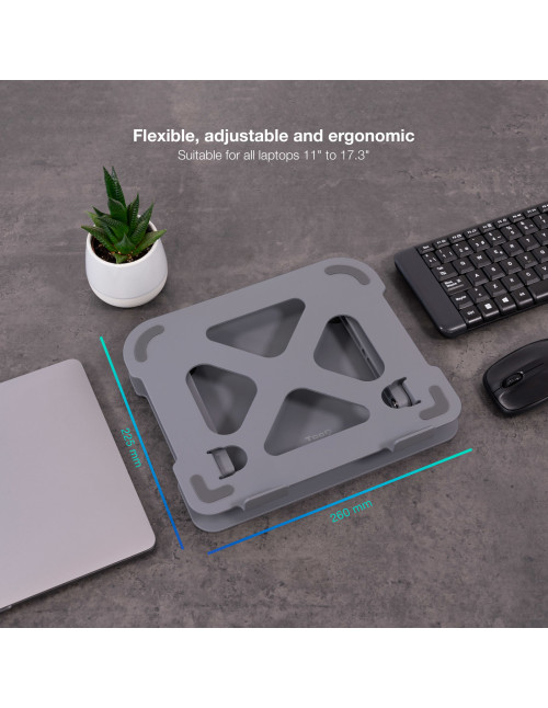 Soporte base elevador tooq portatil tablets