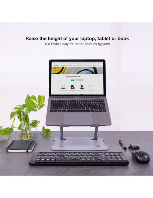 Soporte base elevador tooq portatil tablets
