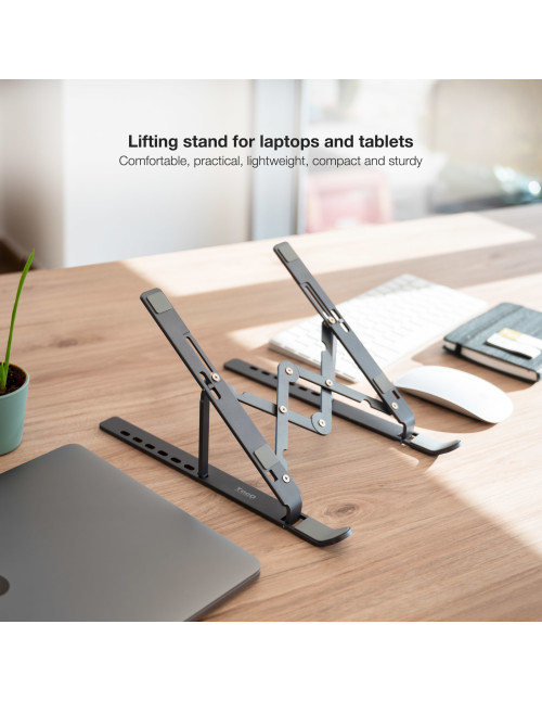 Soporte base elevador tooq portatil tablets