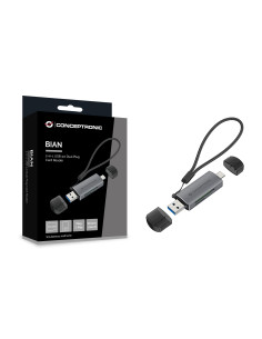 Lector tarjetas externo conceptronic usb tipo