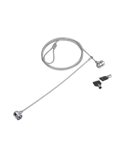 Cable seguridad portatiles 1.5m conceptronic doble