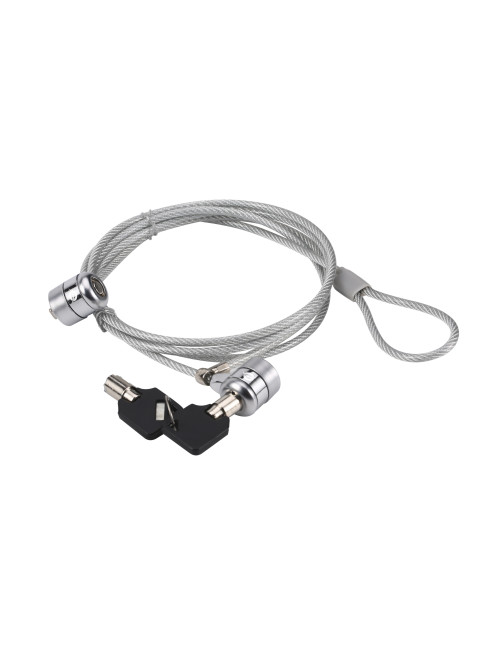 Cable seguridad portatiles 1.5m conceptronic doble