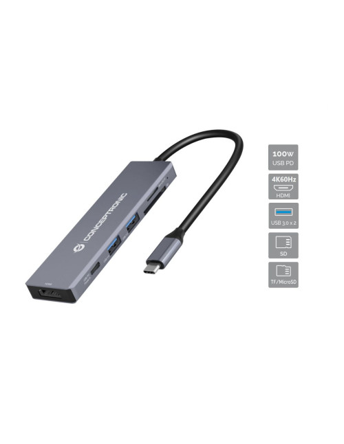Docking station conceptronic usb tipo c