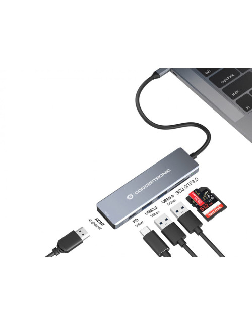 Docking station conceptronic usb tipo c