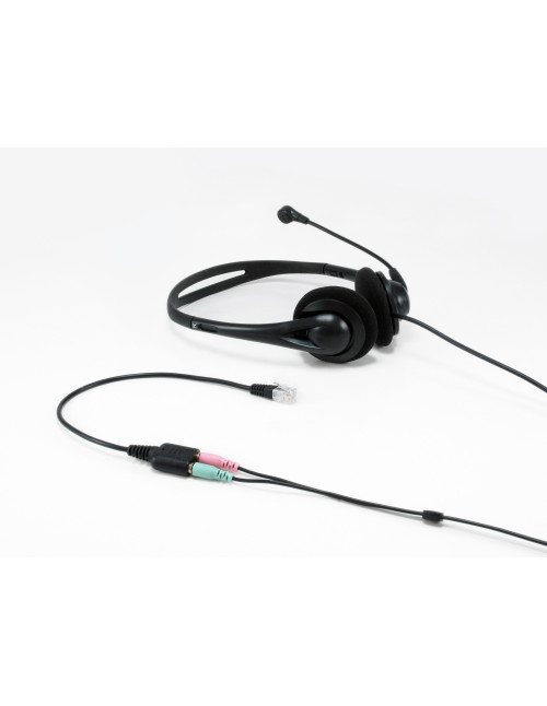 Cable rj9 a 2 x jack