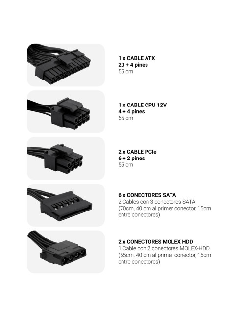 Fuente alimentacion coolbox powerline iii gaming