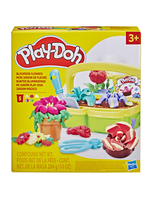 Juego hasbro play - doh blooming flowers