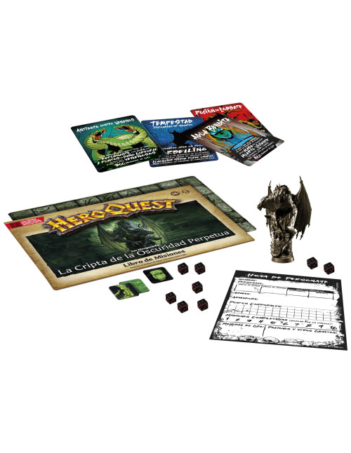 Expansion juego mesa heroquest la cripta