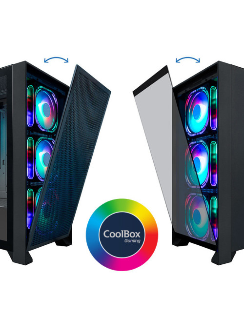 Caja ordenador gaming coolbox ge2000 dualview