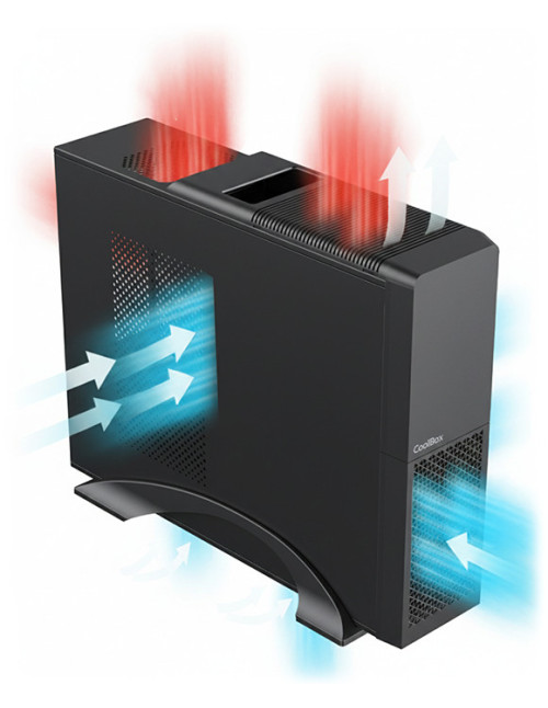 Caja ordenador coolbox microatx slim t313
