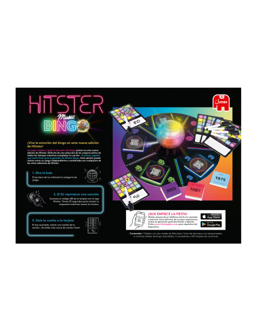 Juego mesa hitster bingo