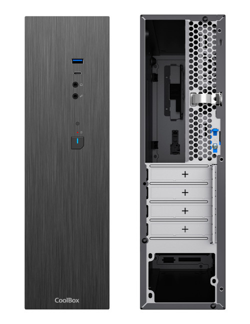 Caja ordenador coolbox t370 - bz matx negro