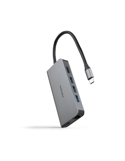 Hub nanocable usb - c 8 en 1