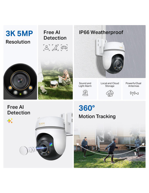 Camara seguridad wifi tp - link tc43 3k