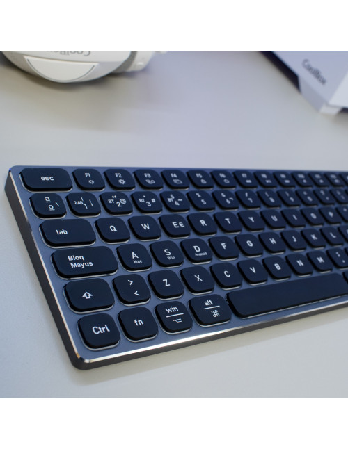 Teclado inalambrico retroiluminado coolbox moonlight key