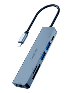 Minidock coolbox c61 aluminio usb - c a