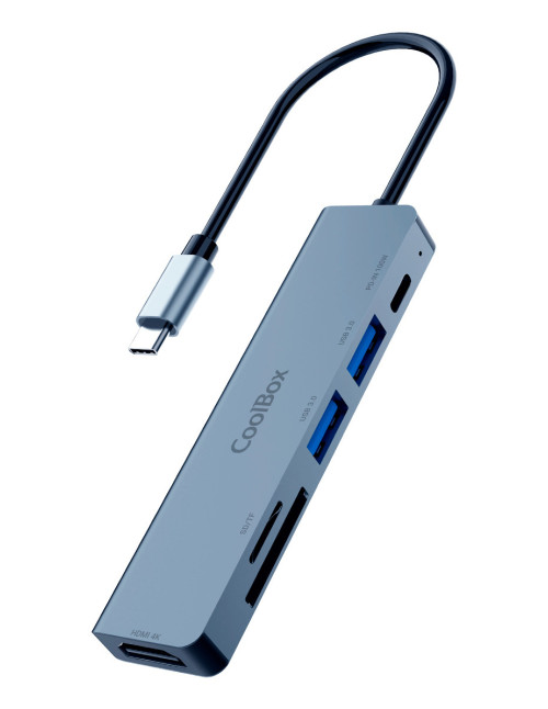 Minidock coolbox c61 aluminio usb - c a