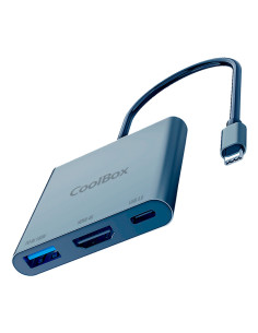Minidock coolbox c31 aluminio usb - c a