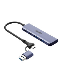 Hub coolbox aluminio usb - c a -