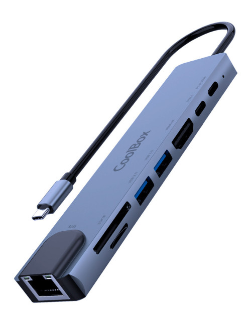 Minidock coolbox c81 aluminio usb - c a