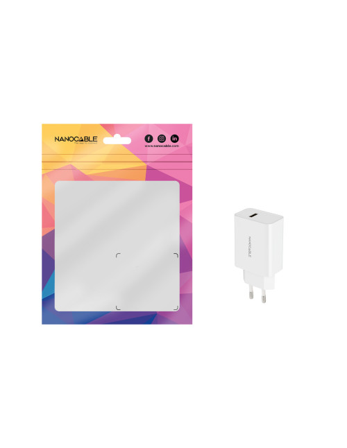Cargador nanocable usb - a 5v 2.1a blanco