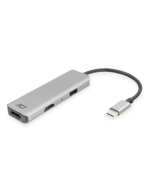 Adaptador usb - c a 2 hdmi 4k