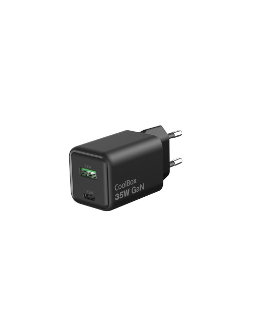 Cargador usb pared coolbox 35w gan