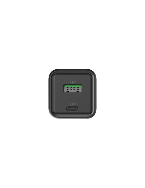 Cargador usb pared coolbox 35w gan