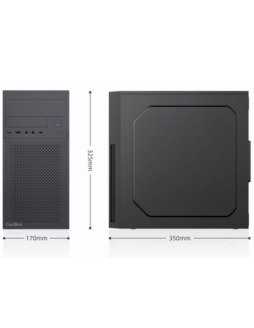 Caja ordenador coolbox m680 matx negra