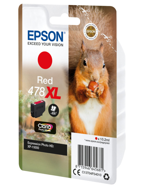 Cartucho tinta epson c13t04f54010 singlepack rojo
