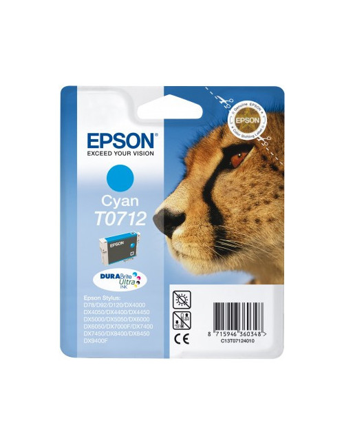 Cartucho tinta epson c13t07124012 cian 7ml