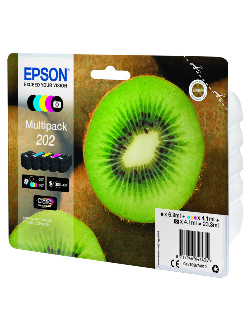 Multipack cartucho tinta epson 202 c13t02e74010