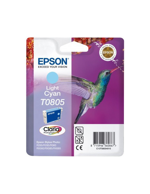 Cartucho tinta epson t0805 cian claro