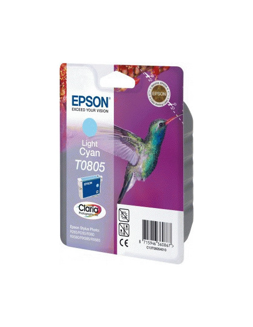 Cartucho tinta epson t0805 cian claro