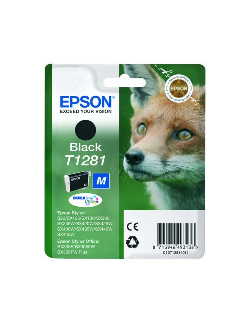 Cartucho tinta epson c13t12814012 negro 3.5ml