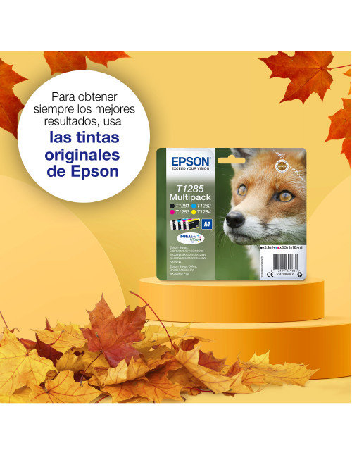 Cartucho tinta epson c13t12824012 cian 3.5ml