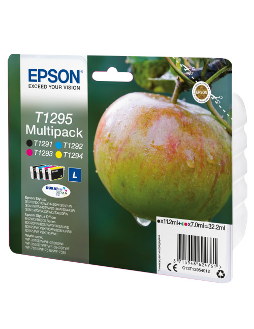 Multipack tinta epson c13t12954012 negro cian