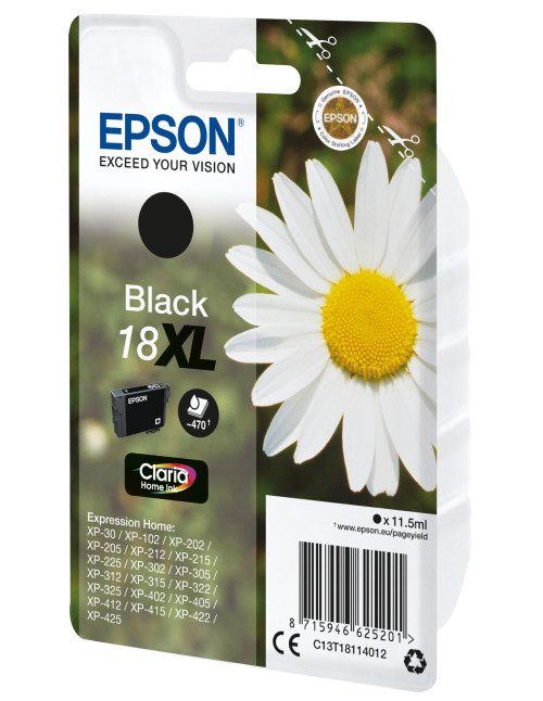 Cartucho tinta epson t181140 xl negro