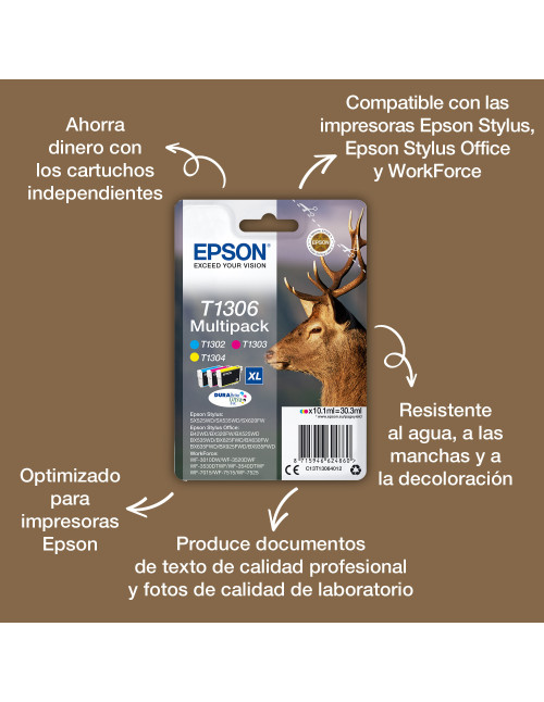 Cartucho tinta epson t181340 xl magenta