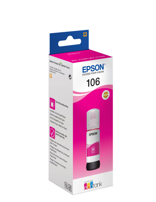 Cartucho tinta epson c13t00r340 106 ecotank